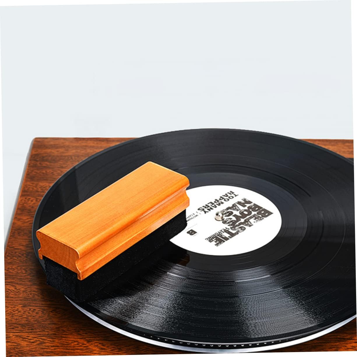 2pcs Vinyl Record Cleaning Brush Static Dust Tool for Phonograph and Turntable Gentle Sponge Bristles for Safe Record Maintenance and Enhanced Sound Quality