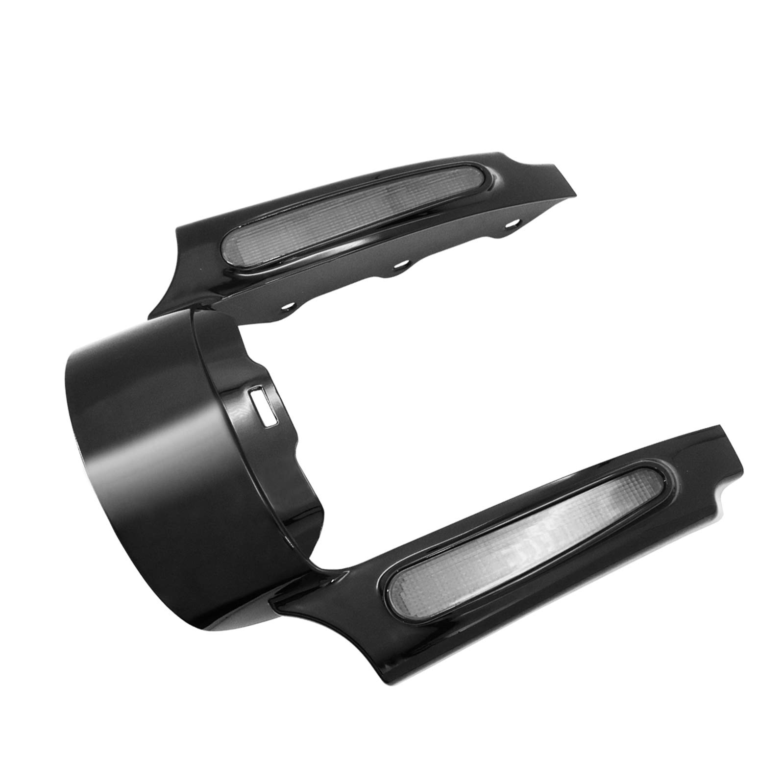 Fascia Parafango Posteriore Moto con Luce Led Adatta per Harley Touring Road Glide Street Glide Electra Glide 2009-2013