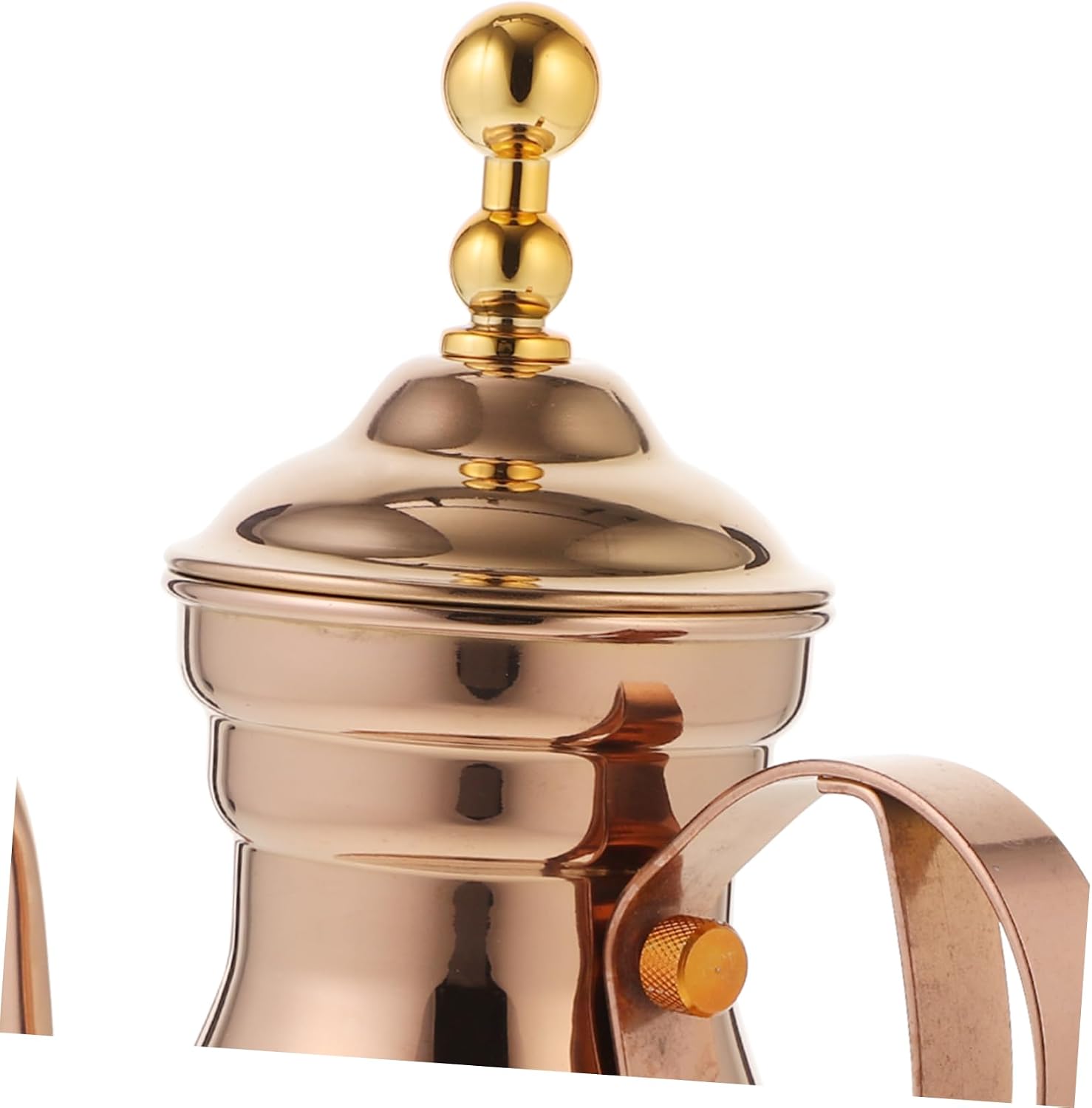Stainless Steel Tea Pot with Long Narrow Spout Comfortable Handle Teapot for Tea and Capacity