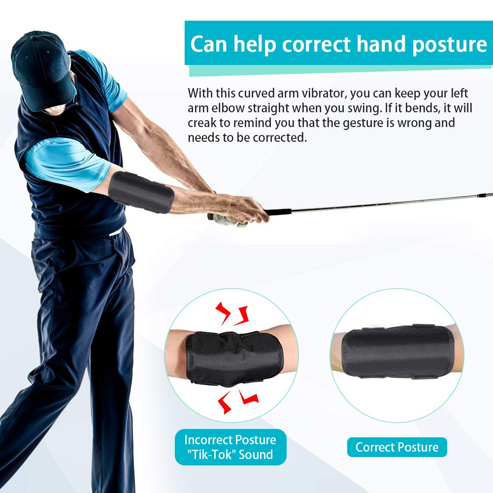 Entraîneur Swing Golf LL-Golf | Pour Position Bras Correcte | Droitiers Et Gauchers | 39cm Bleu | Amélioration Précision