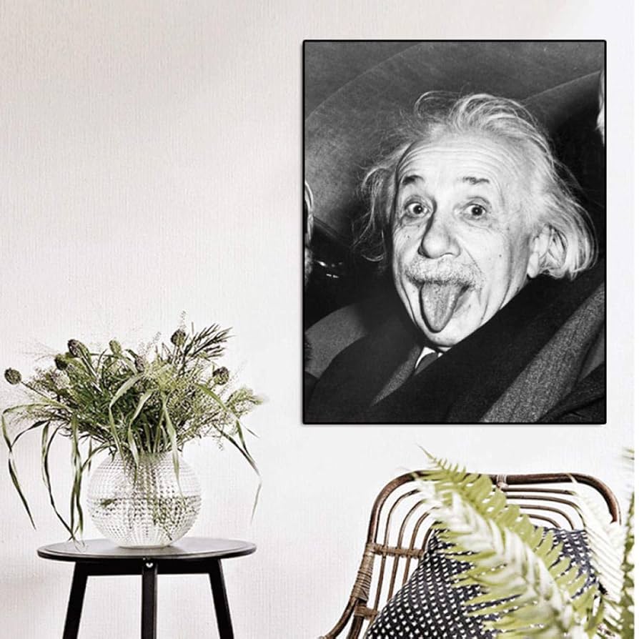 アインシュタイン 肖像画 油絵 ポートレート ビンテージ　フリーメイソン アインシュタイン 肖像画 油絵 ポートレート ビンテージ フリー
