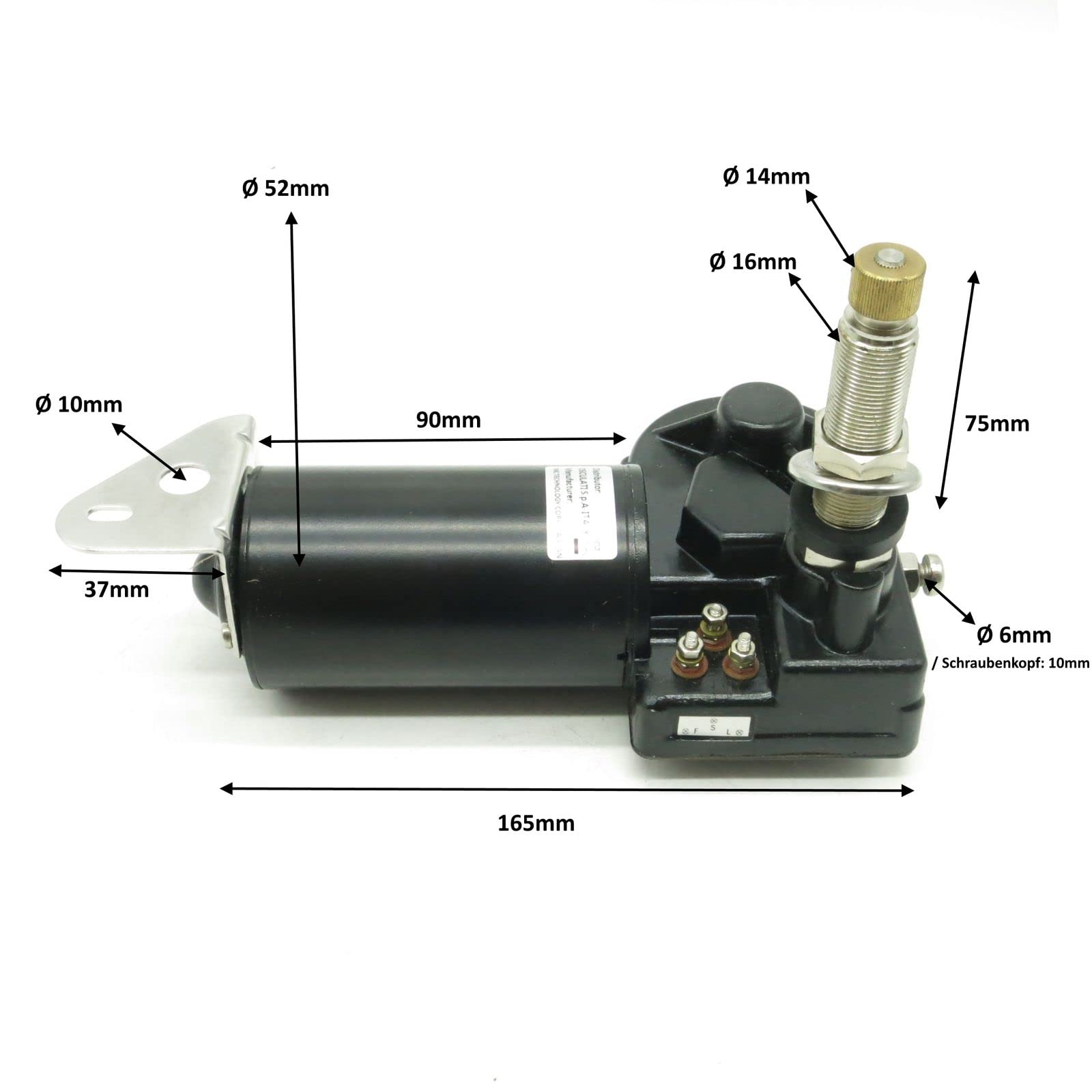 Osculati Tergicristallo TMC 12 V 20 W (TMC Watertight Windshield Wiper 12 V)