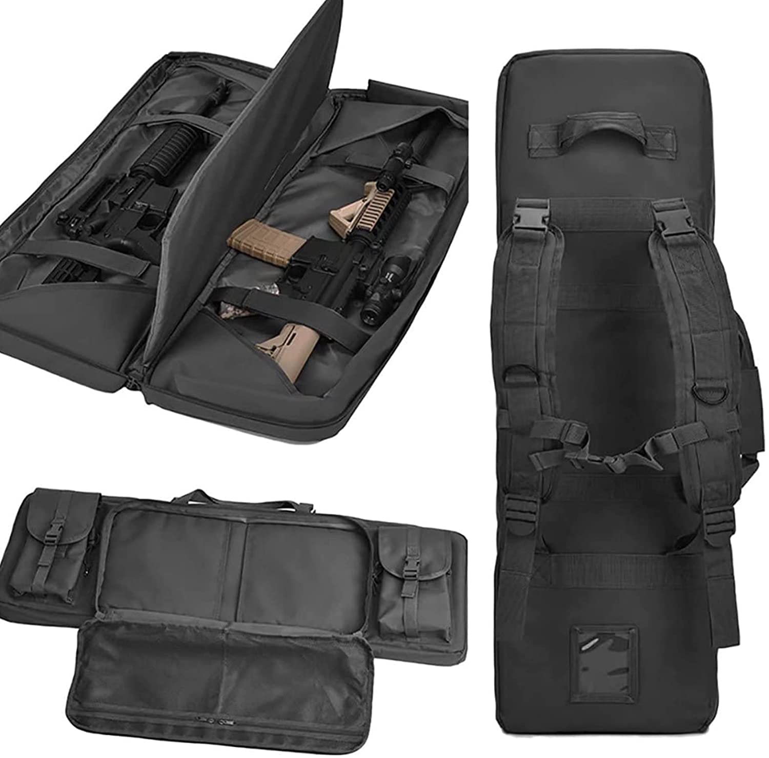 Futerały na karabiny Podwójna torba na karabin Taktyczny futerał na karabin myśliwski Futerał na pistolet Airsoft Futerał na broń Airsoft Futerał na broń Futerał do przenoszenia br
