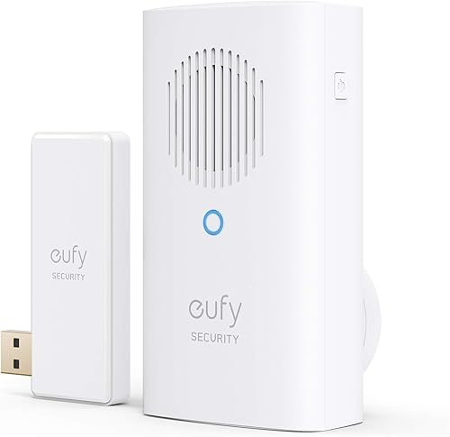 eufy Security Timbre de video adicional, requiere 2K (alimentado por batería) o timbre de video dual, tono de llamada simultáneo, control de