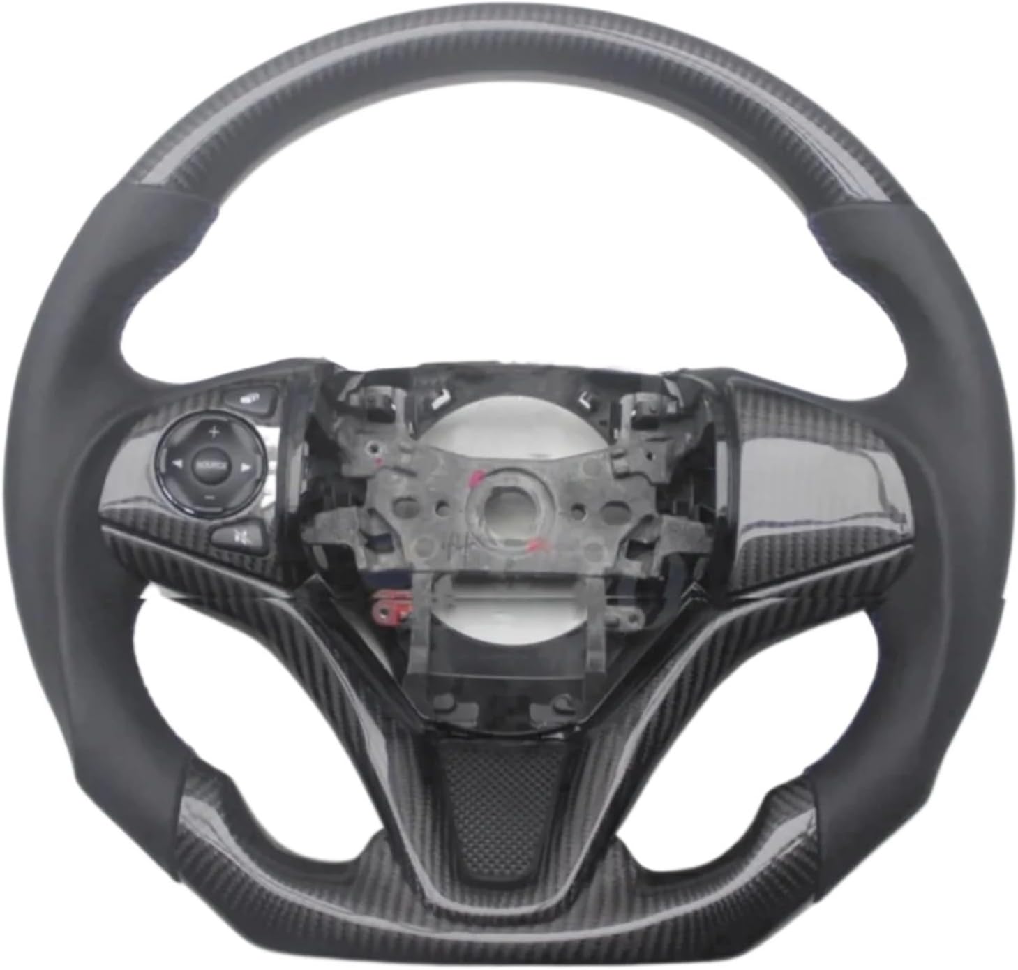 Replacement For Honda HR-V VEZEL Carbon Fiber Leather Steering Wheel 2015-2022 Car Accessories