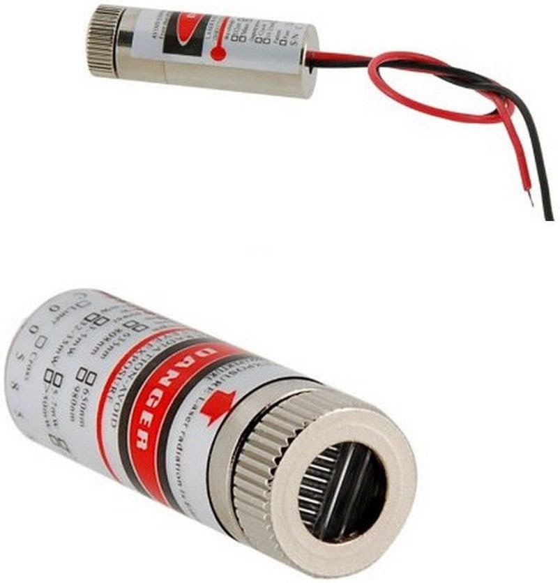 650nm 5mW Red Laser Line Module Focus Adjustable Laser Head 5V Good