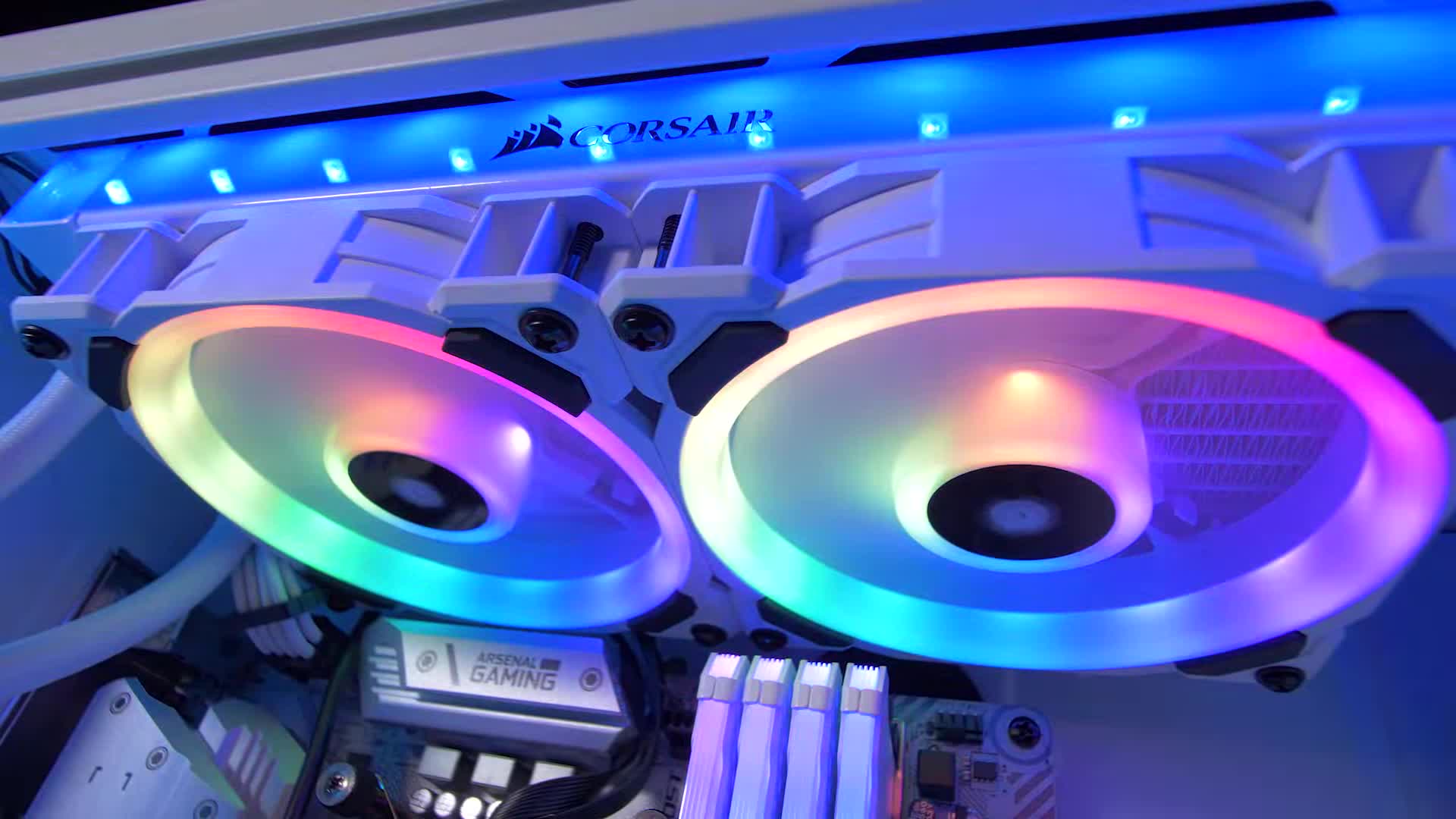 Amazon | Corsair H100i RGB PLATINUM SE V2 水冷一体型 CPUクーラー 