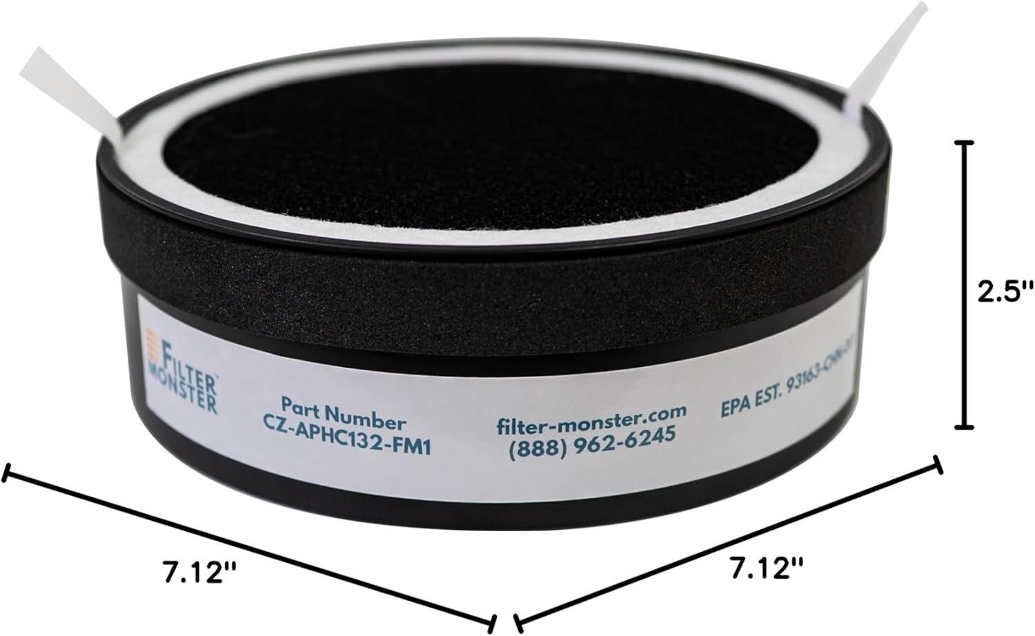Filter-Monster Replacement 2 Pack for Comfort Zone H13 filters