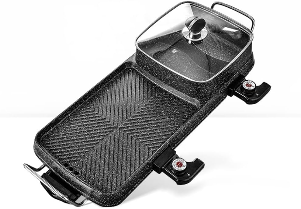 Shabu Shabu All-in-One Multifunctional Electric Hotplate Household Smokeless Non-Stick Electric Hotplate