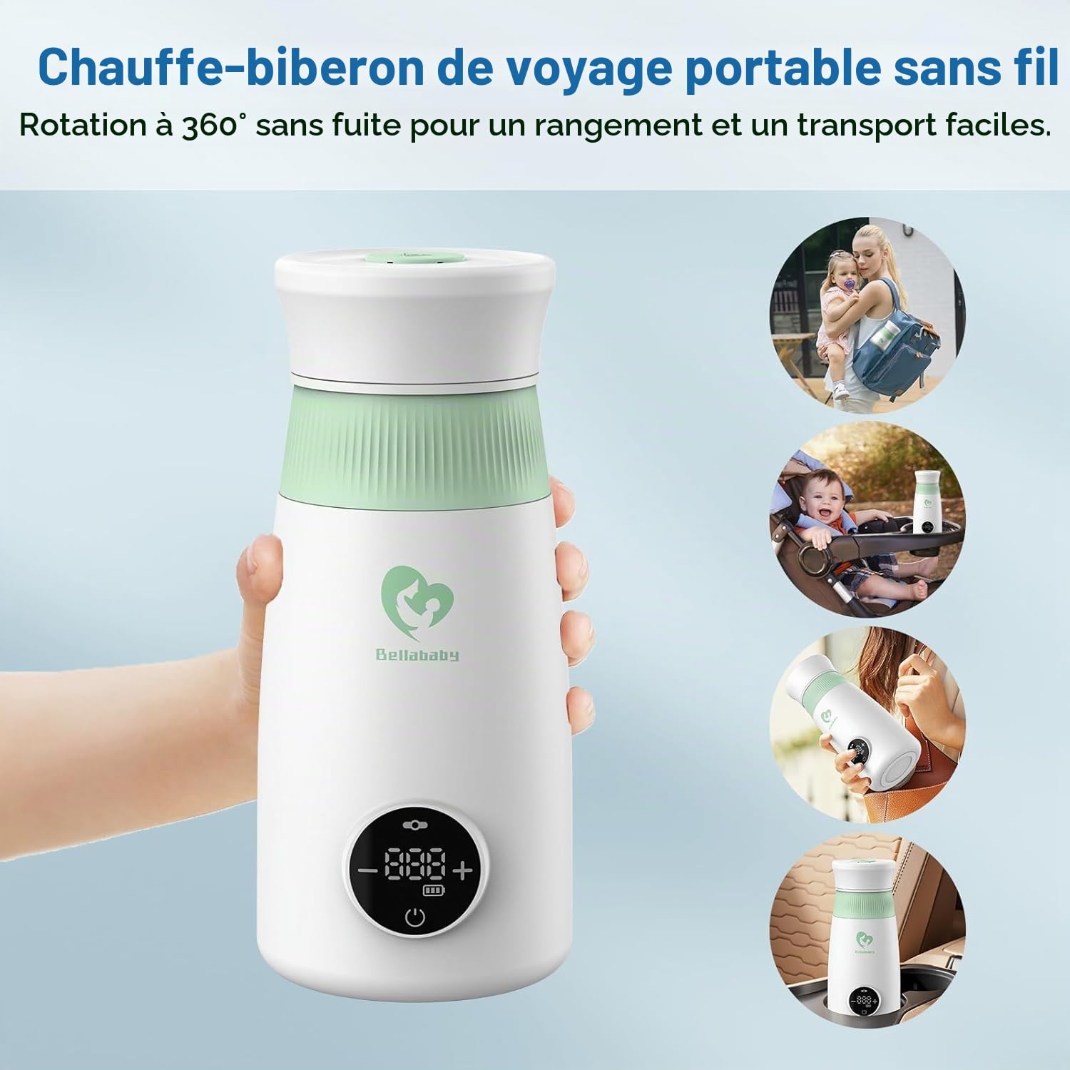 Bellababy Chauffe-biberon, chauffe-bouteille portable