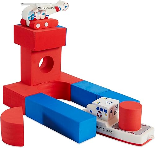 Miniatura 2 de Juguete de piscina de juguete de baño de barco y helicóptero de la Guardia Costera en museos de ciencias y museos para niños en todo el país.