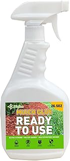 JDiction Landscape Rock Glue - 27oz Pre-Mixed Mulch Adhesive & Gravel Lock, Easy Spray Stabilizer for River Rock & Pebbles, No White Residue Clear Matte Finish, Safe for Kids & Pets, Water-Based