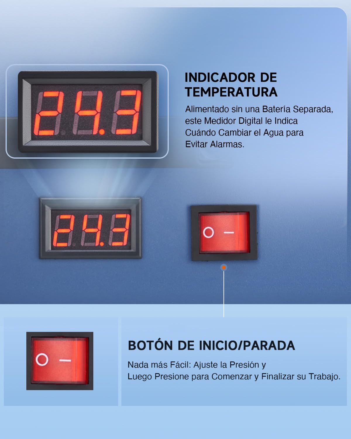 CREWORKS Compresor de Aire de Alta Presión 1800W Bomba Eléctrica de Alta Presión 30MPa 4500PSI Bomba de Compresor de Aire PCP Air Compressor Pump