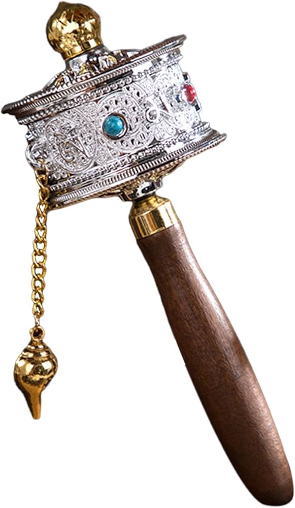 Amazon｜Folpus マニ車回転祈りの道具チベットチベット仏教芸術的宗教