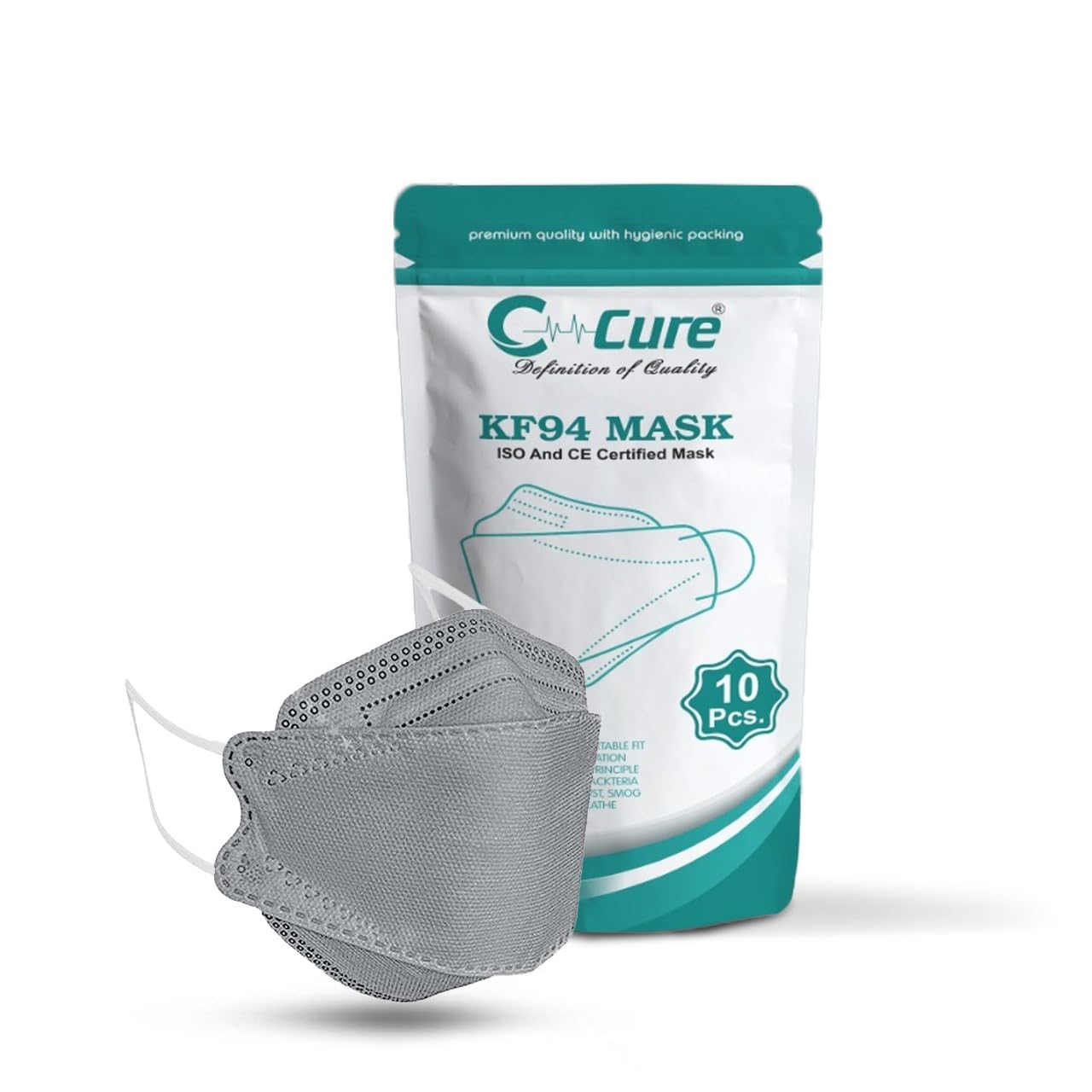 See full amazon price history chart for C-Cure Polypropylene Kf94 Mask For Adult, 4 Layer Filtration, Comfortable Ear Loops, Breathable, 3D Ergonomic Design (Pack Of 40, Grey) C-Cure Polypropylene Kf94 Mask For Adult, 4 Layer Filtration, Comfortable Ear Loops, Breathable, 3D Ergonomic Design (Pack Of 40, Grey) (B09ZL2JFDH) Amazon Price History, Amazon Price Tracker