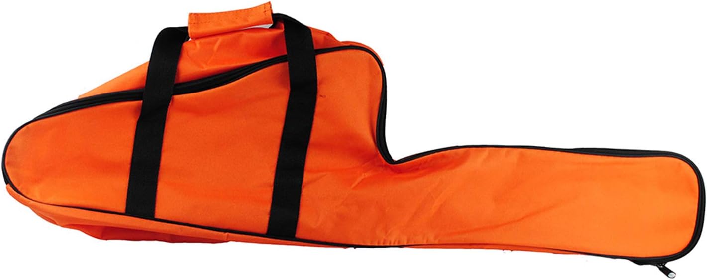 Chainsaw Bag Carrying Case Portable Protection Waterproof Holder Fit for Stihl Husqvarna 12''/14''/16'' Chainsaw Storage Bag(Orange)