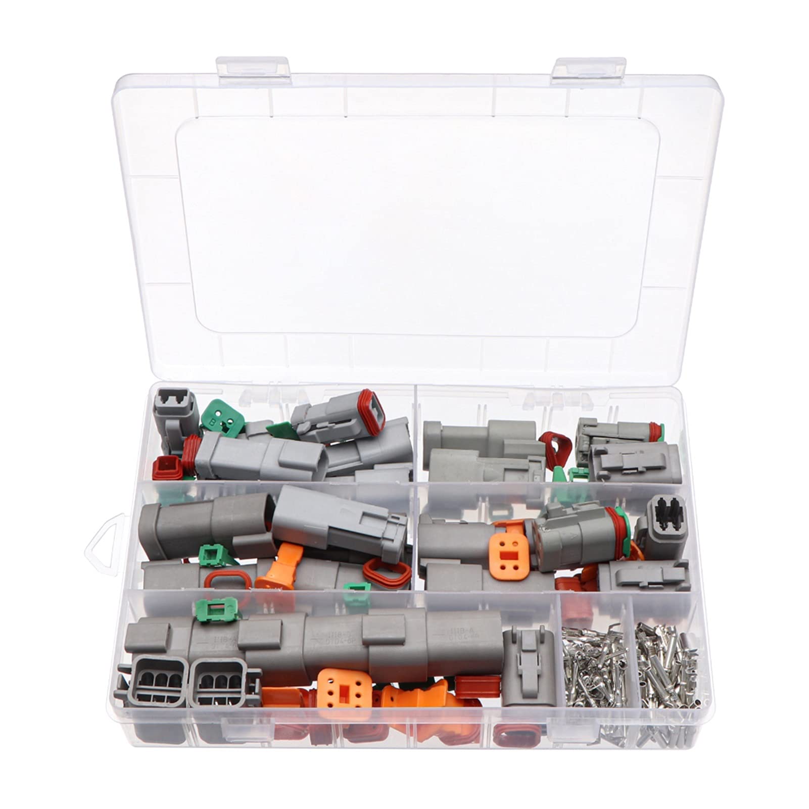 ZXGRfdefa DT connector, wat/erp/;ro/ofW Connectors De/uts/ch Wire Car Electrical Connector Truck Harness(185pcs)