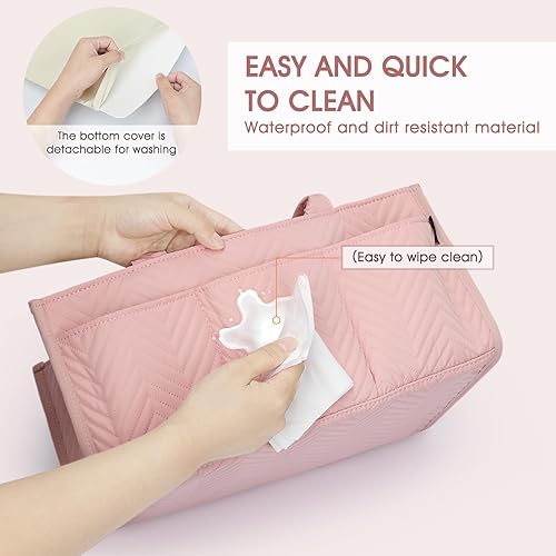 Miniatura 5 de Skycase Organizador grande de pañales, organizadores de bebé y almacenamiento para artículos esenciales para recién nacidos, cesta de almacenamiento