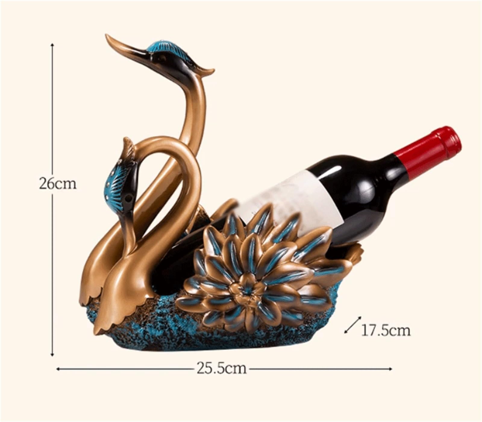 Porte-Bouteille de vin Casier à vin en Forme de Cygne Tournesol, for Cuisine, Maison, Bar, Salle à Manger, Salon