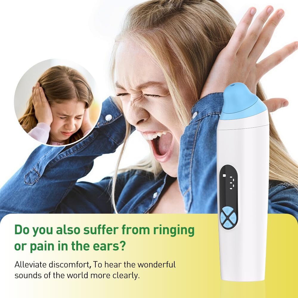 Eustachian Ear Pressure Balancer, Tinnitus Relief for Ringing Ears | Air, Dive and Altitude Use | Safe Ear Relief | White — Amazon image 9