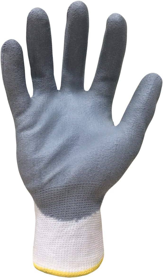 Ironclad Knit Nitrile Glove; Smooth Nitrile Palm Coating, A3 Cut Resistant, 13 gauge HPPE Shell, Sized S, M, L, XL, XXL, XXXL