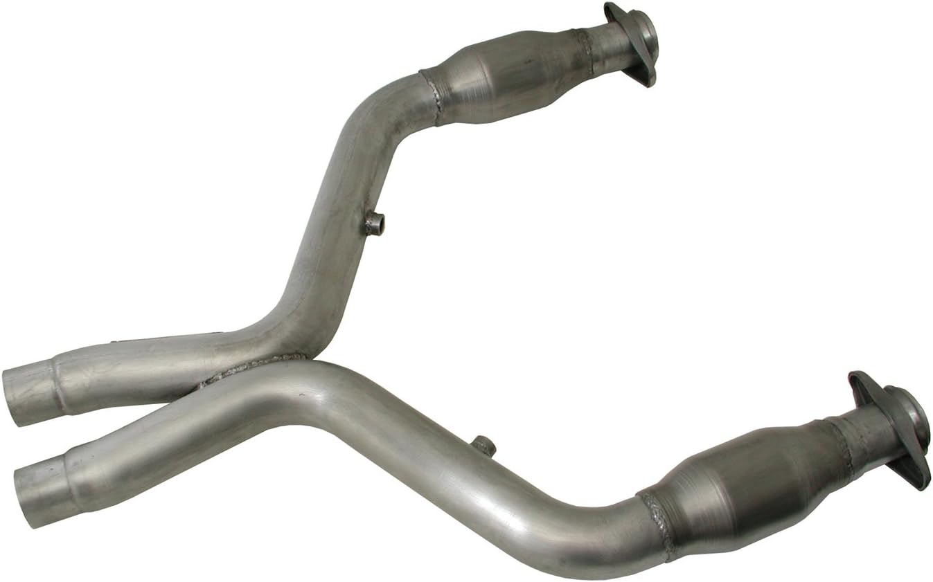 BBK 16375 2-3/4" High Flow Performance Short Mid X Pipe With High Flow Catalytic Converters for Ford Mustang GT (Required For Use With BBK Long Tube Exhaust Headers)