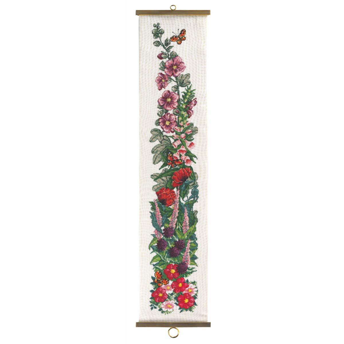 Permin Flower Butterfly Counted Cross Stitch Kit