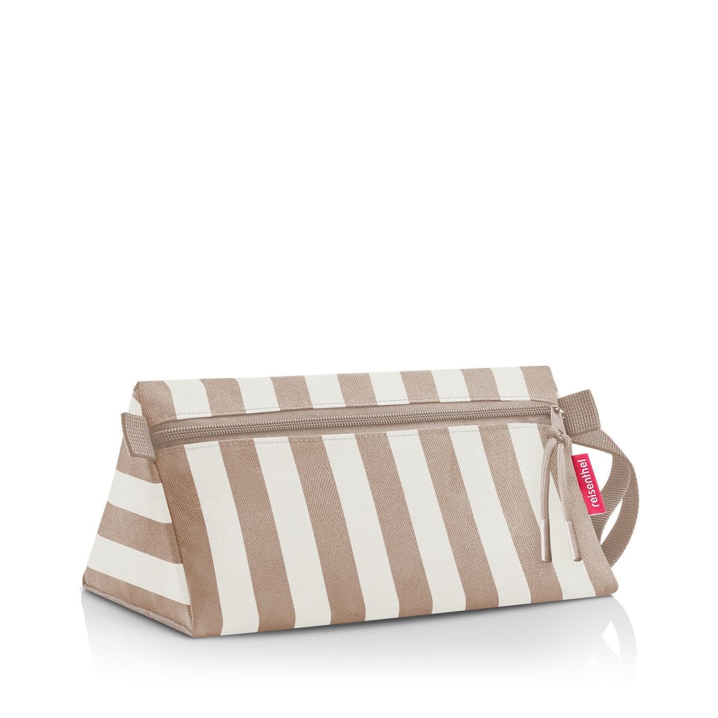 reisenthel Maxi Case - Triangular Cosmetic Bag - Large Main Compartment, Inner Pocket and Practical Hand Strap, Summerstripes Black, Einheitsgröße, Modern and Timeless