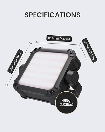 Miniatura 7 de Claymore Ultra2 3.0 (mediano) - Luz LED recargable para exteriores, para camping, tienda de campaña, mochileros, emergencia y uso industrial.