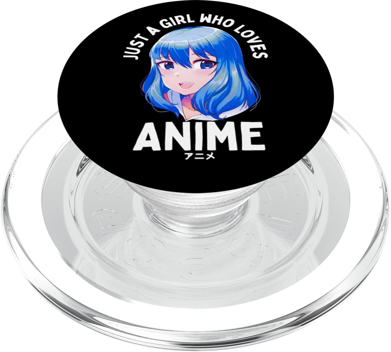 Just a Girl Who Loves Anime Gifts for Teen Girls Japanese PopSockets PopGrip for MagSafe