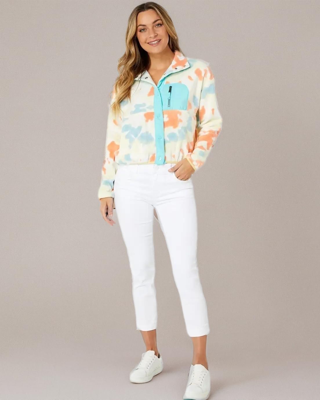 KUT from the Kloth® Amy Crop Straight Leg-Roll-Up Fray in Optic White Jeans for Women – Blended Cotton