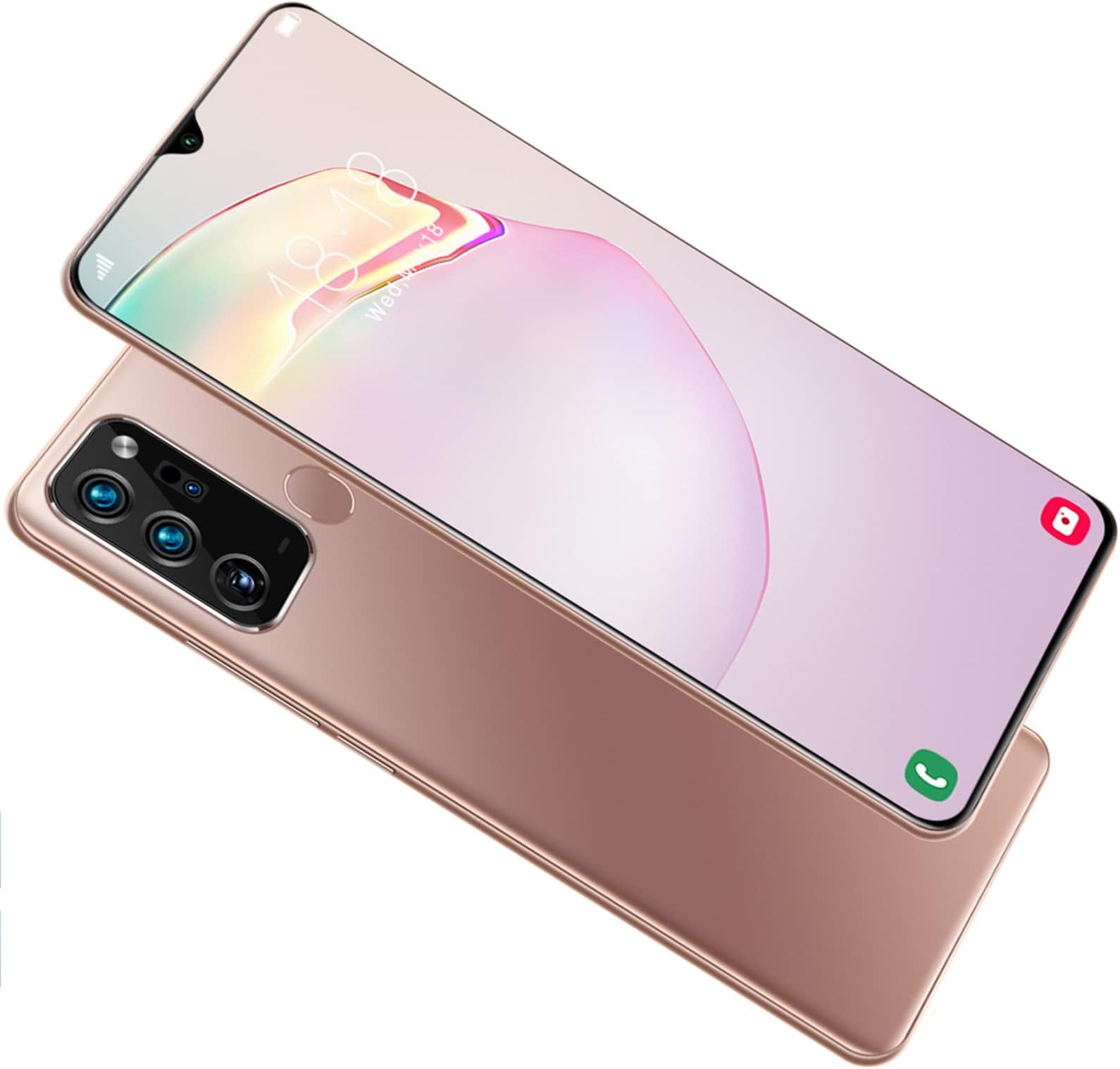Mobile Phone, Note20 Ultra 5G Smartphone SIM Free Unlocked Phones, Android 10, 48MP Five Rear Cameras, 6.6 Inch Full Screen, 5000 mAh Battery, 4G+64G, Fingerprint/Face Unlock