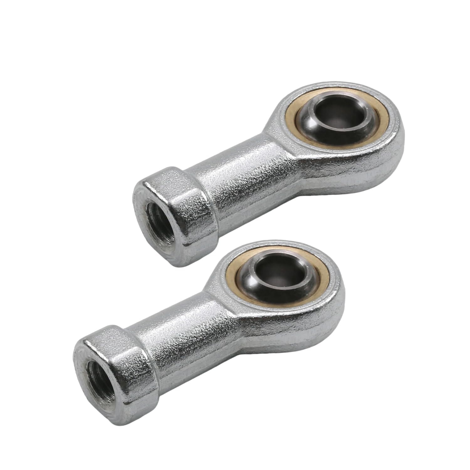 Bztoolbox 2Pcs SI10T/K Rod End Bearings, 10mm Bore Pre-Lubricated Bearings, M10 x 10mm Female Thread Right Hand