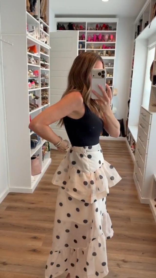 Amazon.com: Wuitrie Polka Dot Long Skirt for Women 2026 Trendy