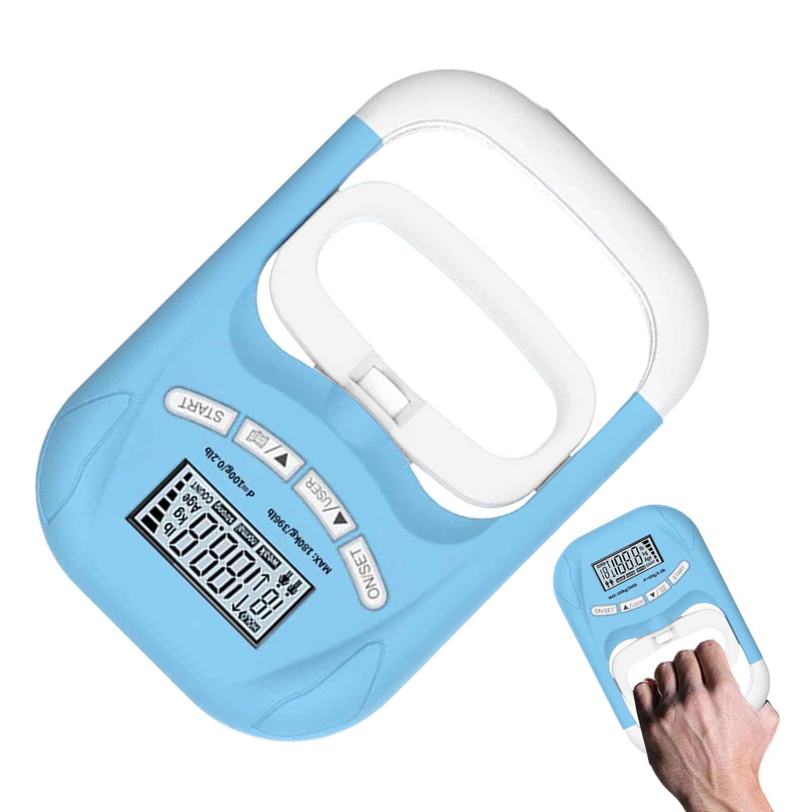 Grip Tester 396lbs Electric Gripper Measuring Tools
