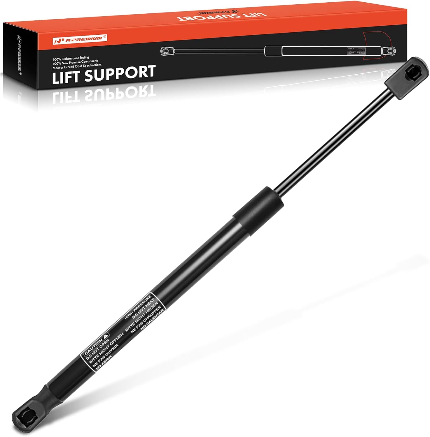 A-Premium Front Hood Struts Lift Supports Shock Compatible with Select Chevrolet Models - Equinox 2010 2011 2012 2013 2014 2015 2016 2017 Sport Utility - Replace# 20819720, 792056