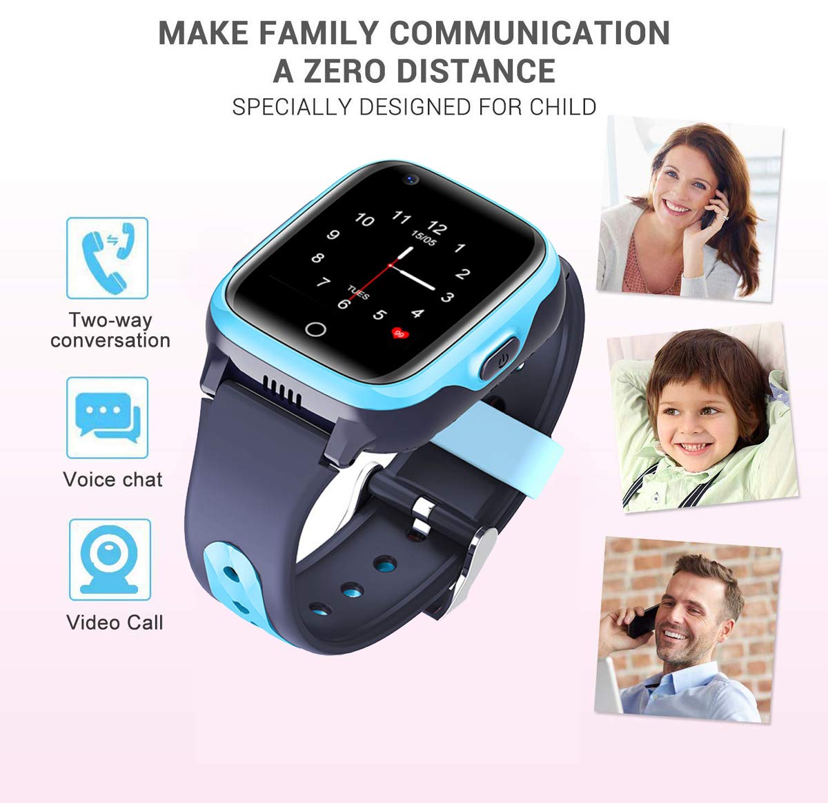 Kids' Smartwatch with Calm and Relaxation Features
