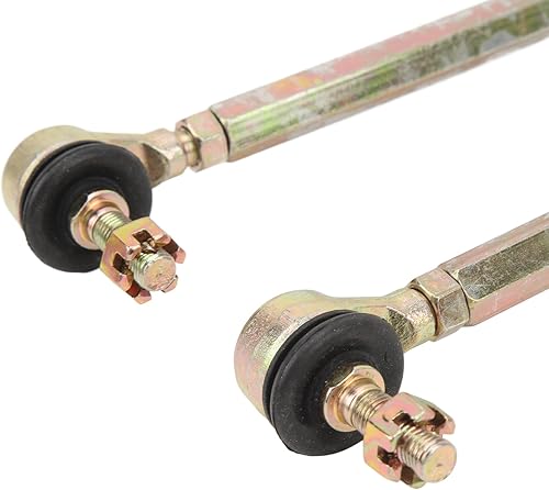 Miniatura 5 de Kit de juntas de cabeza esférica de barra de acoplamiento, 2 piezas M10 de 0.394 in, aleación de acero forjado, repuesto para mini quad ATV Kart de