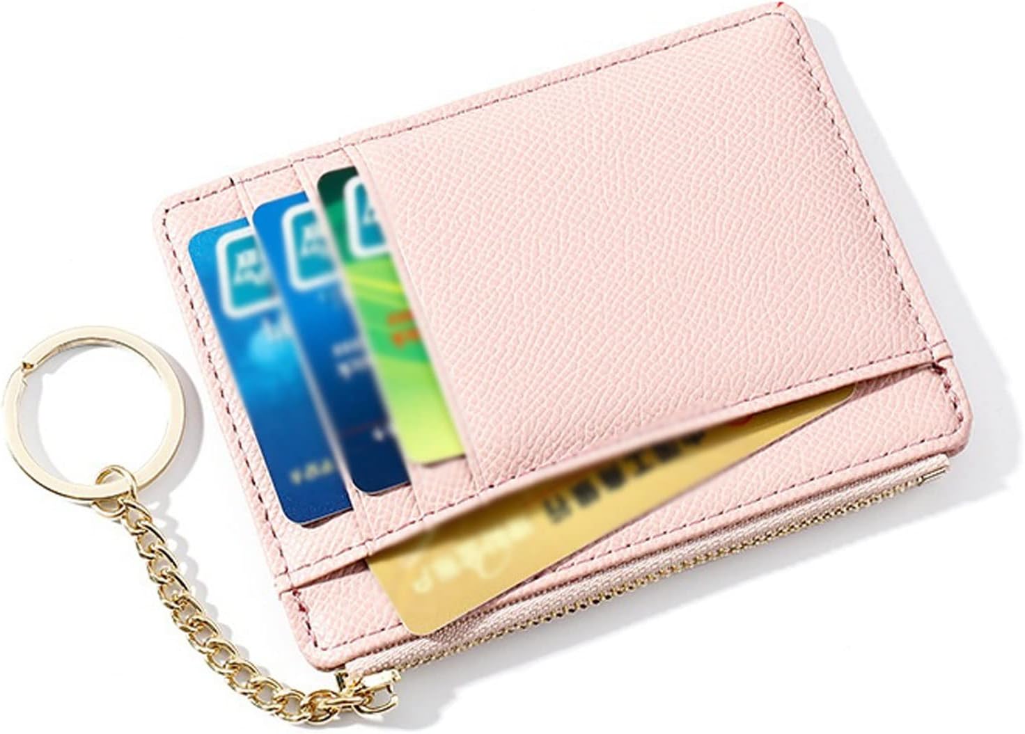 Women's Wallets Women's Wallets Zipper PU Leather Coin Purse Small Wallet (Yellow)