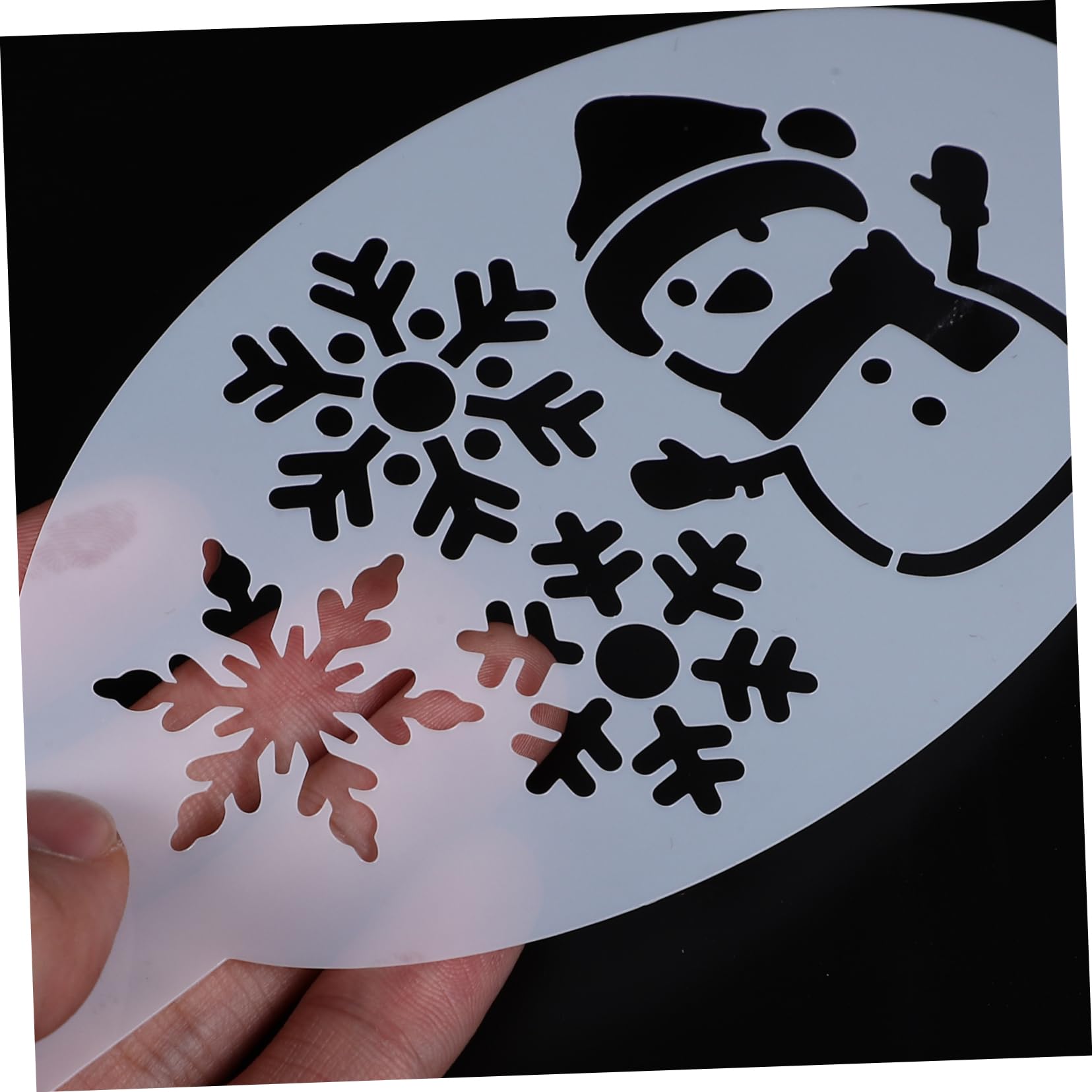 VILLCASE 4 Set Stencil Per Pittura Pet Per Trucco E Decorazioni Feste Riutilizzabili E Facili Da Per Natale E Speciali 24 Pezzi*4