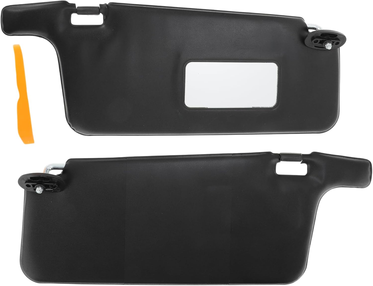 Interior Sunvisor Set Fit for Honda Civic 1996-2000 1.6L L4, Left & Right Sun Visors Black Replacement Part No.83230-S01-A32ZC/83280-S01-A32ZA