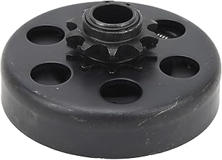 Aramox Engine Clutch, Go Kart Clutch 3/4 in Bore 10T Centrifical Clutch for 420 Chain Replacement for Coleman CT200U Trail Mini Bikes