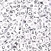 Pandahall 300pcs Mixed Acrylic A~Z English Letter Beads Alphabet Cube Beads DIY Word Message Bracelet Jewelry Makings 6x6mm White