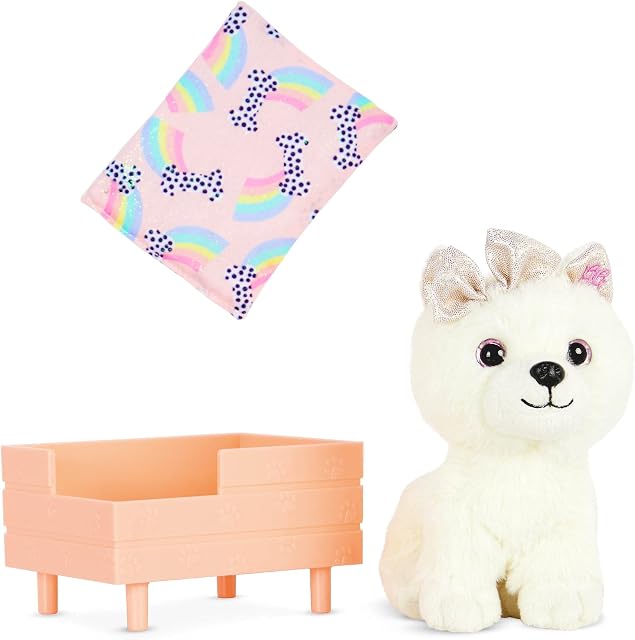 Glitter Girls 62243452343 Chica Battat 6-inch Pet Dog Plush Pomeranian Stuffed Animal