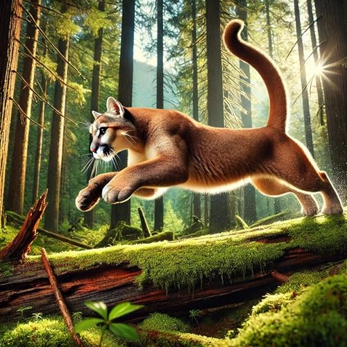 The North American cougar (Puma concolor couguar) Song for Kids [Educational]