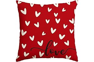 AVOIN Colorlife Valentine's Day Love Red Throw Pillow Cover: The Perfect Anniversary or Wedding Gift