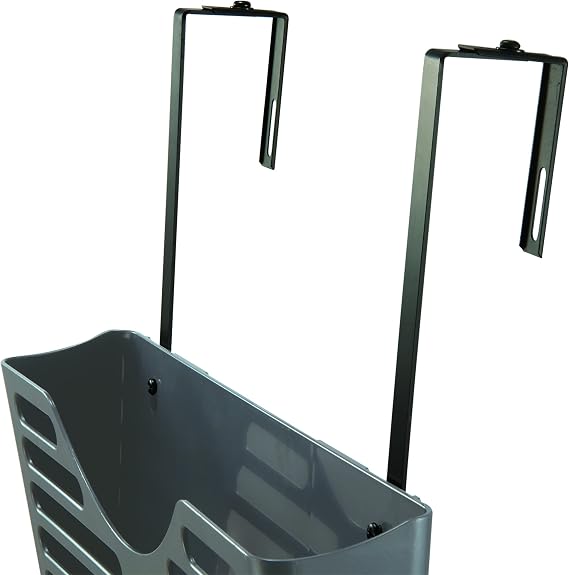Officemate Universal Partition Hanger Set, Adjusted to fit panels with 1 1/4 inch to 3 1/2 inch thickness, Metal Black (21460), 7