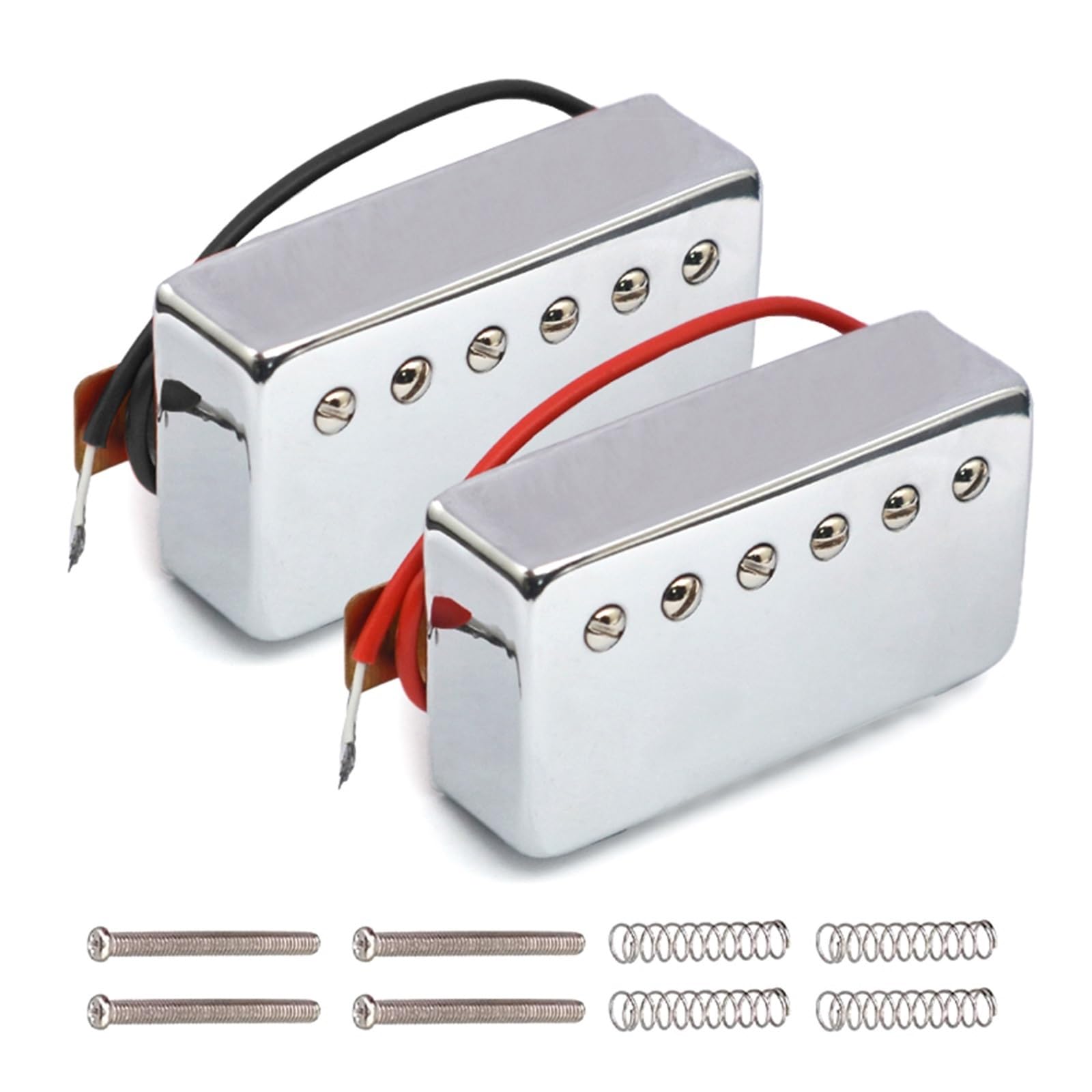 Amantes de la música Pastilla Para Guitarra Eléctr Pastilla Humbucker Para Guitarra Eléctrica Cubierta De Latón Estilo LP Cuello/puente Pastilla Para Guitarra Piezas Profesionales Para Guitarra(E)