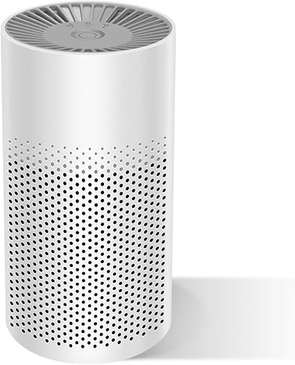 THE THREE MUSKETEERS III M Mini Portable Air Purifier for Home Bedroom Office Desktop Pet Room Air Cleaner for Car with True HEPA Filters and Silence