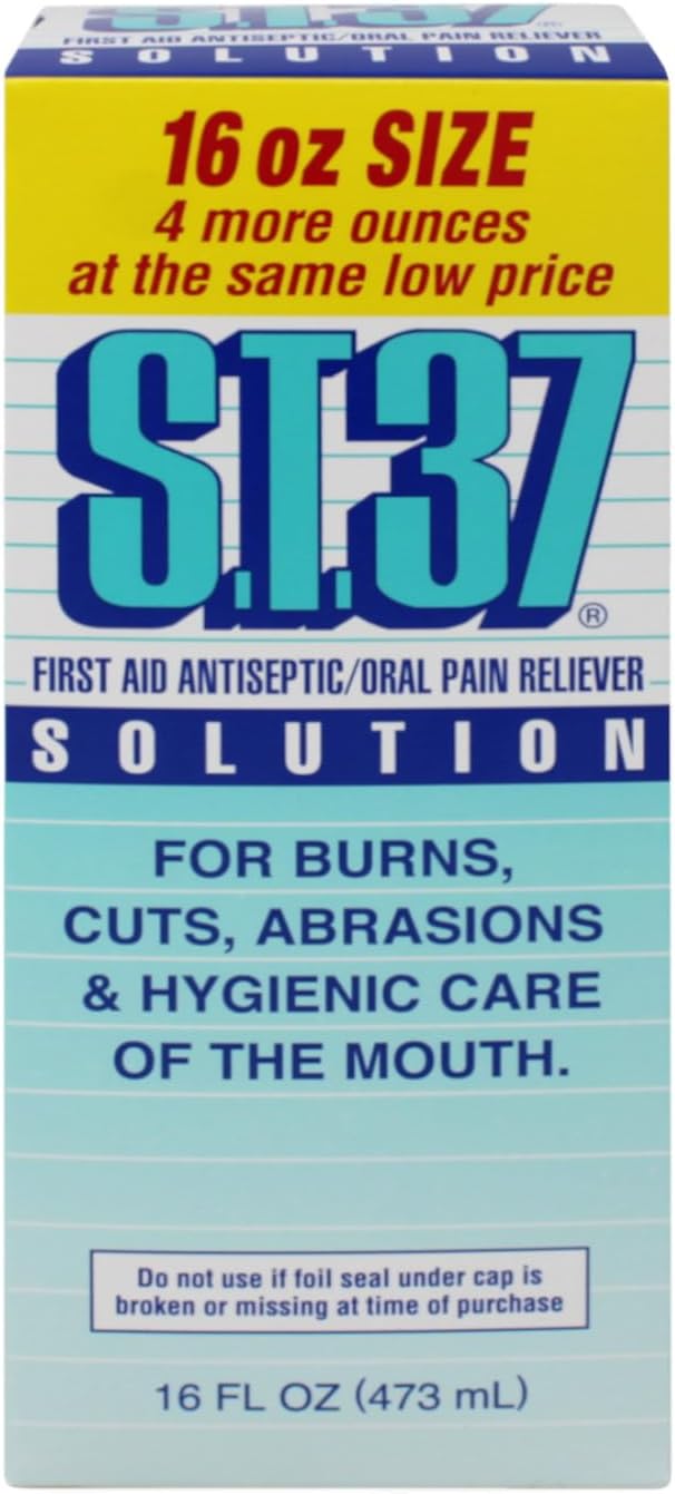 ST 37 First Aid Antiseptic Solution, 16 Oz. (Pack of 2)